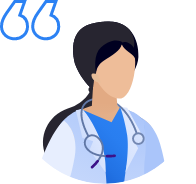 Image of Dr. Ross with quotation mark