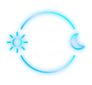 2 times a day icon